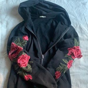 LF Emma & Sam rose sweatshirt zip-up